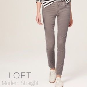 Ann Taylor LOFT Modern Straight Corduroy pants, 4